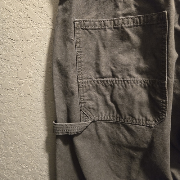 Ridgecut Men's Relaxed Fit Mid-Rise Canvas Utility Pants - Picture 7 of 7